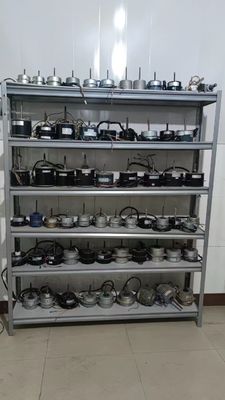 двойной вентиляторный двигатель конденсатора 800-1300rpm вентиляторного двигателя 750W вала 1hp трехфазный коммерчески